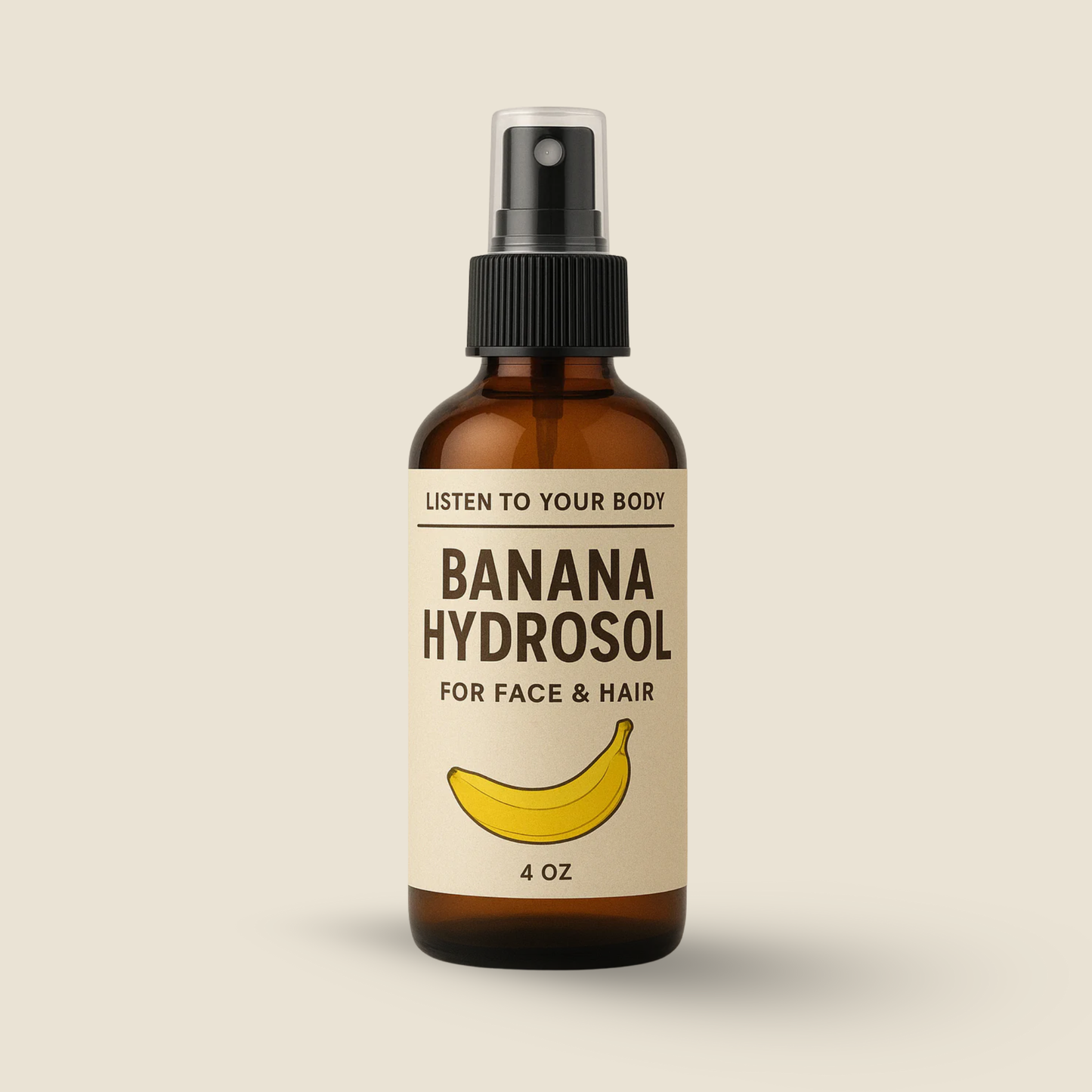 Banana Hydrosol 4 oz. For Face & Hair