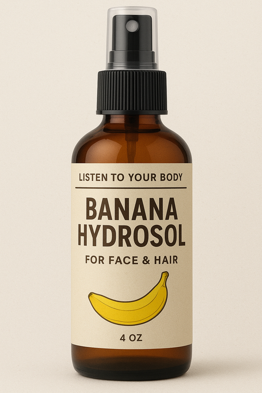 Banana Hydrosol 4 oz. For Face & Hair